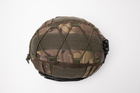 Тактический Кавер для Шлема FAST Размер XL Мультикам с сеткой с обеих сторон Маскировочный Чехол для Шлема - изображение 7