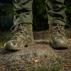 Ботинки армейские тактические Alligator Olive, военные берцы аллигатор, ботинки демисезонные кожаные 40 (SK-1152) - изображение 7