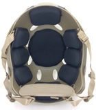 Страйкбольный шлем FAST BJ-type Tan отверстия ромб L (Airsoft / Страйкбол) - изображение 5