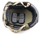 Страйкбольный шлем Future Assault Helmet без отверстий Black (Airsoft / Страйкбол) - изображение 9