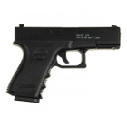 Страйкбольний пістолет Glock 17 Galaxy G15 метал чорний - изображение 3