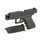 Дитячий Страйкбольний пістолет із Кобурою Glock 17 Galaxy G15+ метал чорний - зображення 5