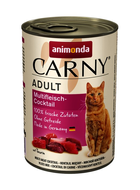 Вологий корм для кішок Animonda Carny Adult мультим'ясний коктейль 400 г (4017721837187) - зображення 1