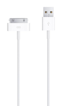 Kabel do transmisji danych Apple Dock Connector do USB 2.0 (1 m) Biały (MA591/C) - obraz 1