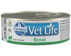 Mokra karma lecznicza dla kotów FARMINA Vet Life Renal - puszka 85g (8606014102864)