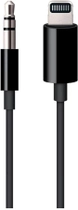 Кабель Apple Lightning to 3.5 mm Audio Cable (1.2m) Black (MR2C2) - зображення 1