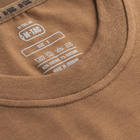M-Tac футболка 93/7 Coyote Brown, армійська футболка койот S, тактична футболка чоловіча, військова футболка - зображення 4