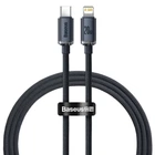 Кабель Baseus Crystal Shine Series Fast Charging Data Cable Type-C to iPhone 20W 2m Black