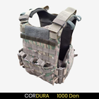 Плитоноска із системою швидкого скидання з підсумками 3шт cordura 1000d - зображення 1