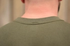 Тактическая мужская футболка 60 размер 5XL военная армейская хлопковая футболка цвет олива хаки для ВСУ 26-104 - изображение 9