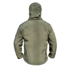 Куртка софтшелл олива тактична куртка Soft Shell непромокаюча армійська куртка для військових розмір 4XL - изображение 4