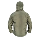 Куртка софтшелл олива тактична куртка Soft Shell непромокальна армійська куртка для військових розмір M - зображення 4
