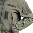 Куртка софтшелл олива тактична куртка Soft Shell непромокаюча армійська куртка для військових розмір XL - изображение 9