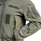 Куртка софтшелл олива тактична куртка Soft Shell непромокаюча армійська куртка для військових розмір L - изображение 9