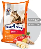 Сухой корм Club 4 Premium Hairball Control