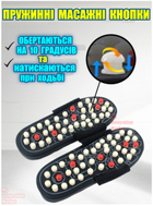 Рефлекторные тапочки для массажа акупунктурных точек стопы при ходьбе SLIPPER шлёпки-массажер для ног, тапки размер 40-41 - зображення 6