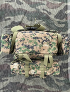 Тактичний рюкзак Forest Camo для ЗСУ, 50л с дополнительными контейнерами 4в1 пиксель - изображение 3