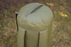 Військовий баул на 35 літрів армійський ЗСУ тактичний сумка рюкзак баул похідний для речей колір олива/хакі - зображення 2