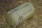 Військовий баул на 35 літрів армійський ЗСУ тактичний сумка рюкзак баул похідний для речей колір олива/хакі - зображення 3