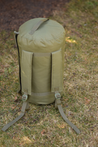 Військовий баул на 35 літрів армійський ЗСУ тактичний сумка рюкзак баул похідний для речей колір олива/хакі - зображення 7