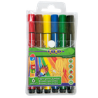 Фломастери ZiBi Jumbo 6 кольорів (ZB.2806)