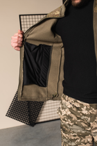 Кофта флисовая мужская тактическая с липучками под шевроны Bikatex Турция ВСУ (ЗСУ) Мультикам 8102 XL хаки - изображение 7