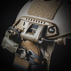 Фонарик тактический на шлем WoSport MPLS CHARGE LT-09 IPX5 Черный (с батарейкой) - изображение 4