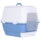 Туалет для кішок Stefanplast Cathy Clever & Smart 58 х 45 х 48 см Блакитно-сталевий (8003507987081) - зображення 1
