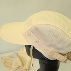 Кепка с защитой тактическая шляпа от УФ-лучей с защитой шеи от солнца рыболовная кепка ARCTERYX Бежевая (АН-1625) - изображение 7