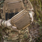 Напашник M-Tac койот, напашник сумка, напашный подсумок, подсумок на плитоноску, подсумок на бронежилет - изображение 5