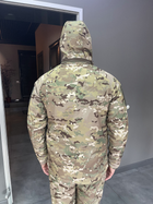 Куртка тактична зимова Softshell, Wolftrap, Мультикам, розмір 3XL, тепла зимова куртка для військових софтшел - зображення 4