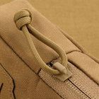 Тактический утилитарный подсумок навесной M-Tac, сумка органайзер плечевой вертикальный Elite Coyote койот - изображение 6