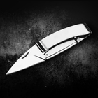 Карманный Серебристый Маленький Нож-Зажим для денег GD76 - изображение 1