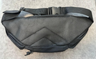 Бананка тактическая черная , сумка на пояс с кобурой , сумка нагрудная черный - изображение 6