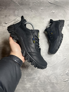 Чоловічі тактичні чорні кросівки з високоякісного натурального нубука розмір 45 - зображення 4