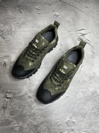 Чоловічі тактичні кросівки хакі з натурального нубука розмір 44 - зображення 6