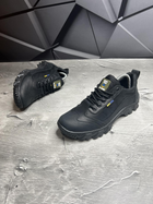 Чоловічі тактичні чорні кросівки з високоякісного натурального нубука розмір 41 - зображення 2