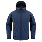 Тактична куртка / вітровка Pave Hawk Softshell navy blue (темно-синій) XXXXXL - зображення 1