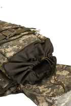 Тактичний рюкзак снайпера 40 літрів об'єм, штурмовий військовий рюкзак, водовідштовхувальний cordura піксель-олива - зображення 6