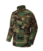 Куртка (Сатин) M65 Jacket - NyCo Sateen Helikon-Tex US Woodland XL/Regular Тактическая мужская - изображение 1