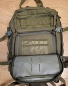 Тактический штурмовой военный рюкзак Assault Belt M-08 Oxford 600D 50 литров Олива - изображение 4