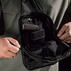 Тактична сумка для прихованого носіння зброї з кобурою Чорна - зображення 2