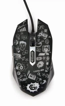 Мишка GEMBIRD MUS-6B-GRAFIX-01 USB Black