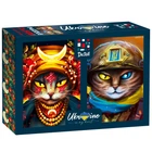 Пазлы Puzzle 2 in 1 «Ukrainian Cat Soldier Ukrainian molfar» DT500-10