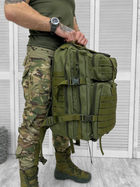 Рюкзак штурмовой тактический 35-40Л Молли (олива) с отделом под гидропакет - изображение 3
