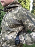 Куртка літня вологостійка з капюшоном піксель soft-shell, Куртка піксель,Тактична військова вітровка ЗСУ 56р. - зображення 4