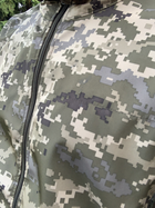 Куртка летняя влагоустойчивая с капюшоном пиксель soft-shell, Куртка пиксель,Тактическая военная ветровка ВСУ 48р. - изображение 8
