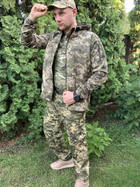 Куртка летняя влагоустойчивая с капюшоном пиксель soft-shell, Куртка пиксель,Тактическая военная ветровка ВСУ 48р. - изображение 10