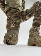 Тактичний військовий костюм з наколінниками Мультикам (Убакс+Штани) 3XL - зображення 6