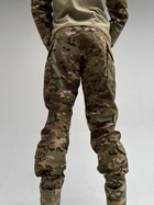 Тактический военный костюм с наколенниками Мультикам (Убакс+Штаны) 3XL - изображение 7